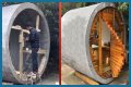I turned a concrete water pipe into a stunning tiny home…I came up with the idea on a building site & it only cost £12k