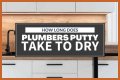 How long does it take for spot putty to dry?